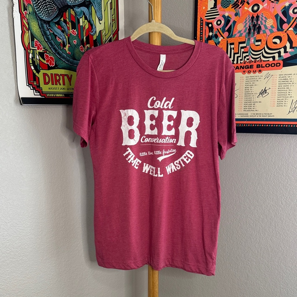 Bella Canvas Pink Wild Lucille Tee